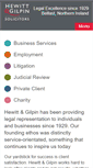 Mobile Screenshot of hewittandgilpin.co.uk